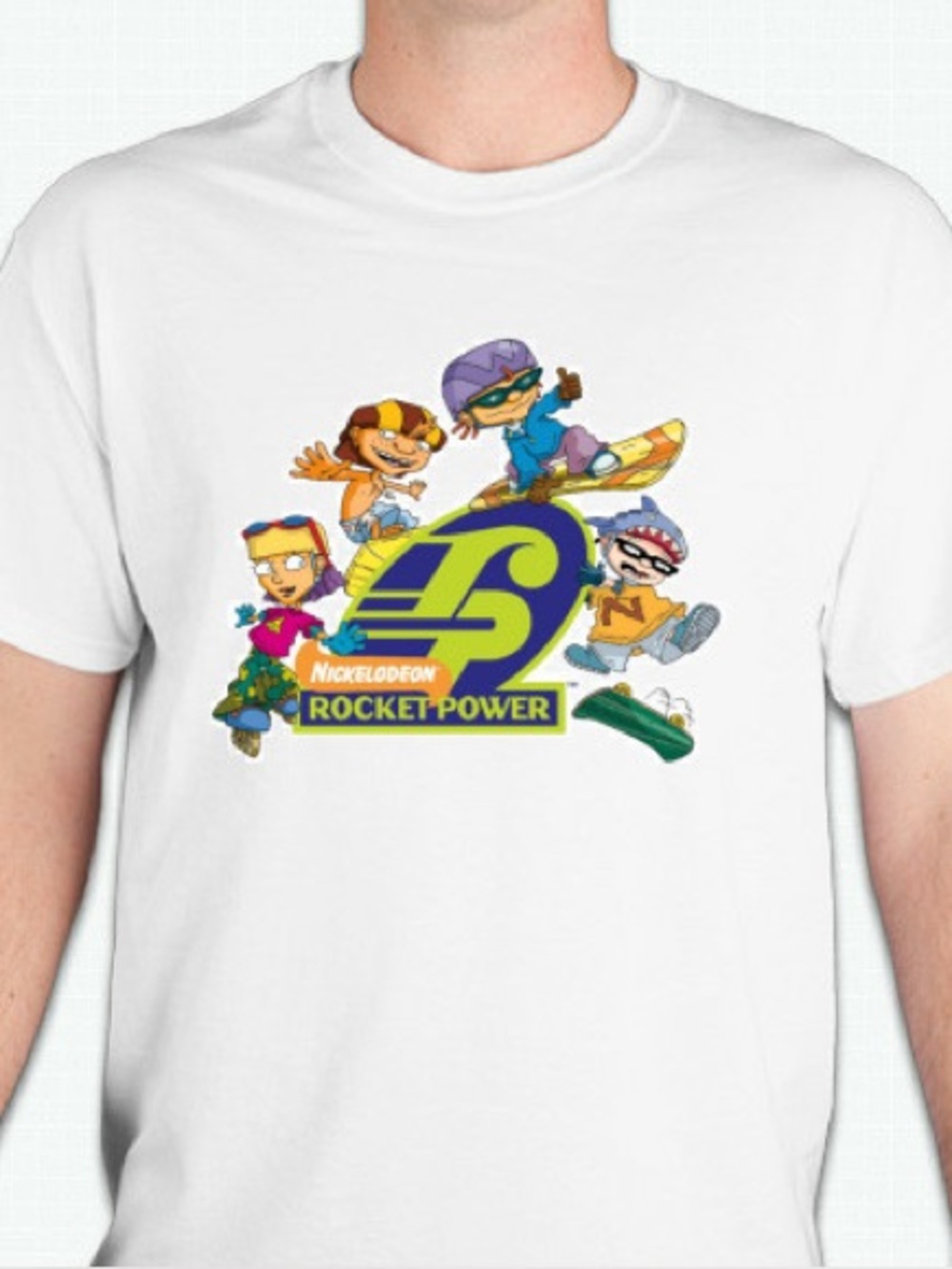 Nickelodeon Rocket power tshirt shirt Unisex 100 percent cotton brand n